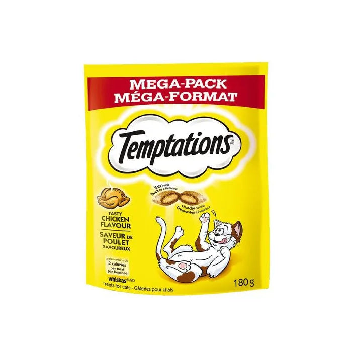 Temptations Mega Pack Cat treats with Chicken Flavor 180G