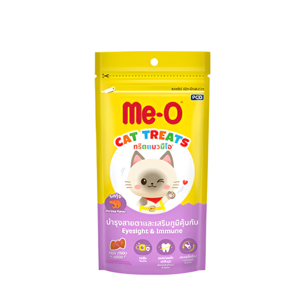 Me-O Cat Treats with Tuna & Salmon for Eyesight & Immune - 50G