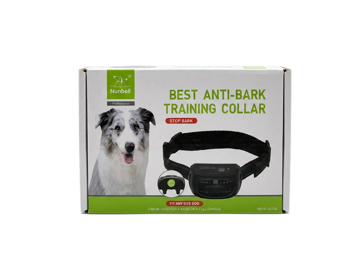 Nunbell Professional Best Anti-Bark Training Collar – Stop Barking Device