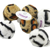 Pawise Furry Cat Toy Balls - 4 Pack