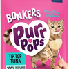 Bonkers Purrpops Cat Lollipop Treats with Tuna 4pcs