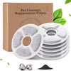 Cat Water Fountain Filters 12 PCS Pet Fountain Replacement Filters