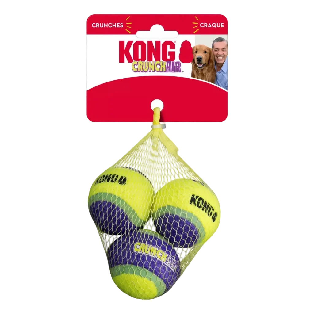 Kong Crunch Dog 3Tennis Ball Toy