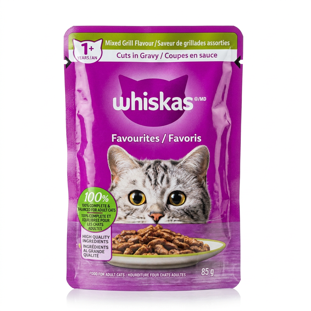 Whiskas Mix Grill In Gravy Cat Food - 85g