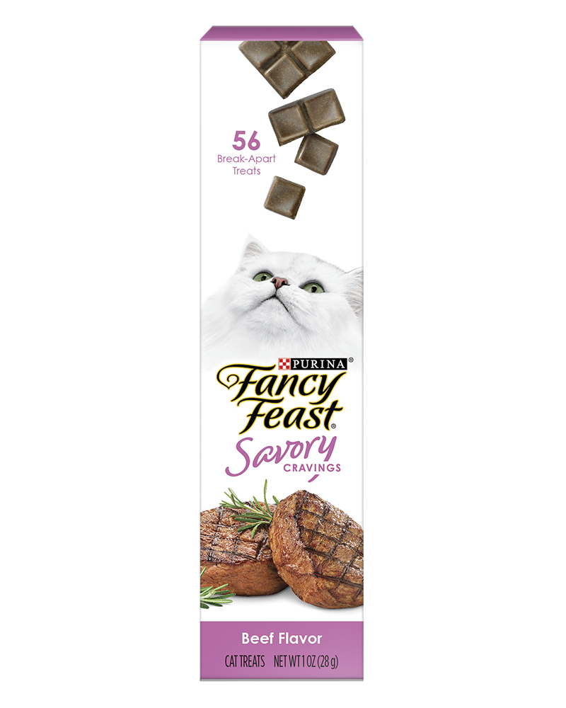 Fancy Feast Savory Cravings Beef Flavor Cat Treats 28G