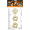 Orgo Rawhide Donuts for Dog Dental Oral Care 3 PC Medium