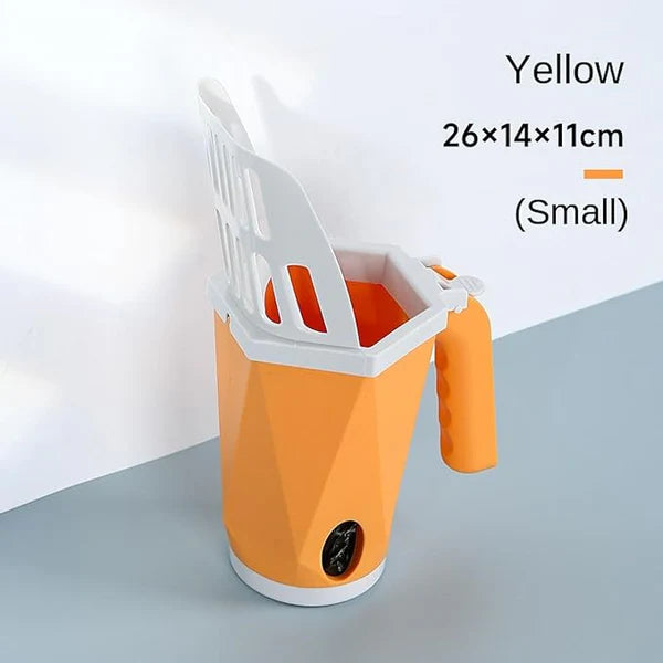 Cat litter Scoop with garbage can Size: 26*14*11cm