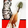 Nunbell Catnip Toy with Feathers