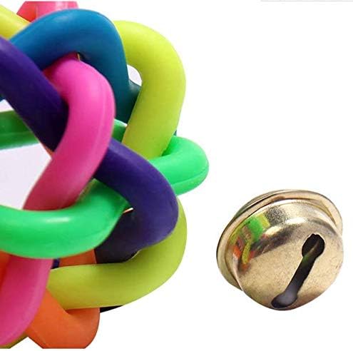 Rubber Colorful Ball with Bell (S/M/L)