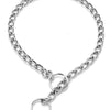 Heavy Duty Metal Dog Slip Collar for Medium Large Dogs