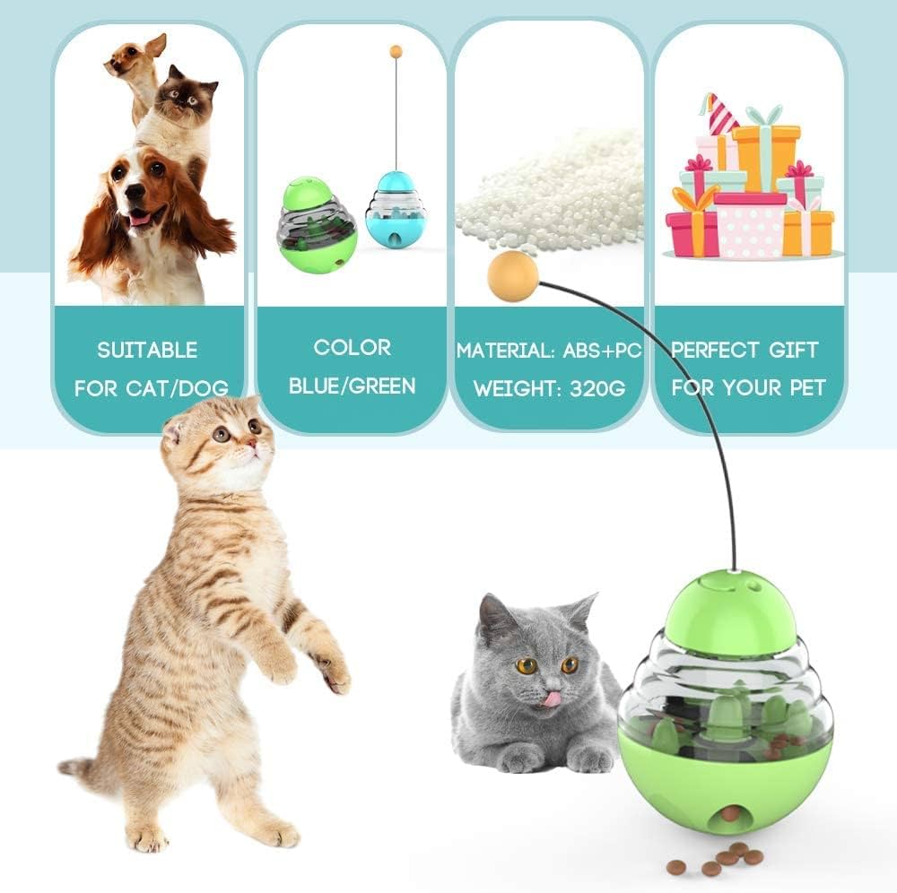 Tumbler Cat Treats Ball Toy