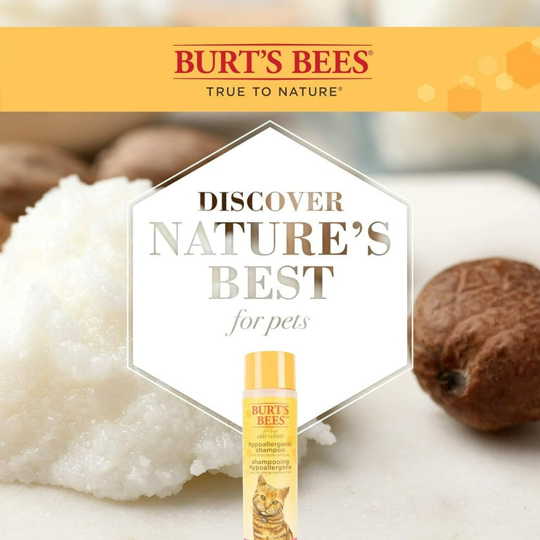 Burt’s Bees Hypoallergenic Shampoo for Cats Shea Butter and Honey 296ml