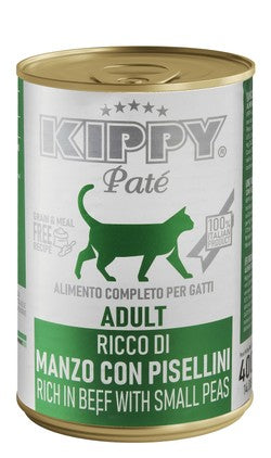 Kippy Cat Patè with Beef & Small Peas (400G)