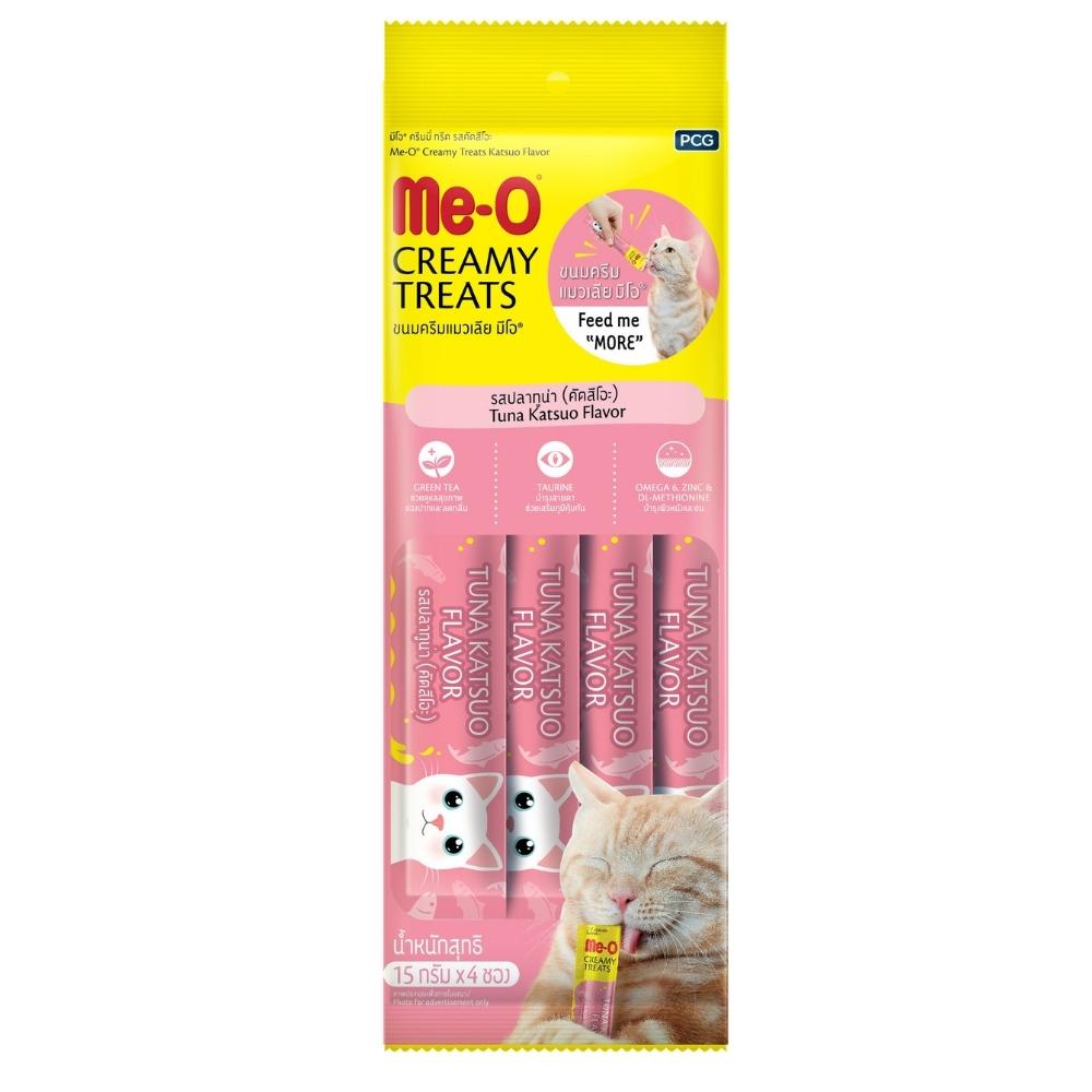 Me-O Creamy Treats Diffrent Flavor (15Gx4)