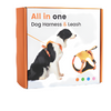 All in One - Dog Harness & Leash XL (green)