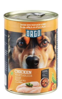Orgo Dog Wet Food with Chicken Veg. & Soup 400G