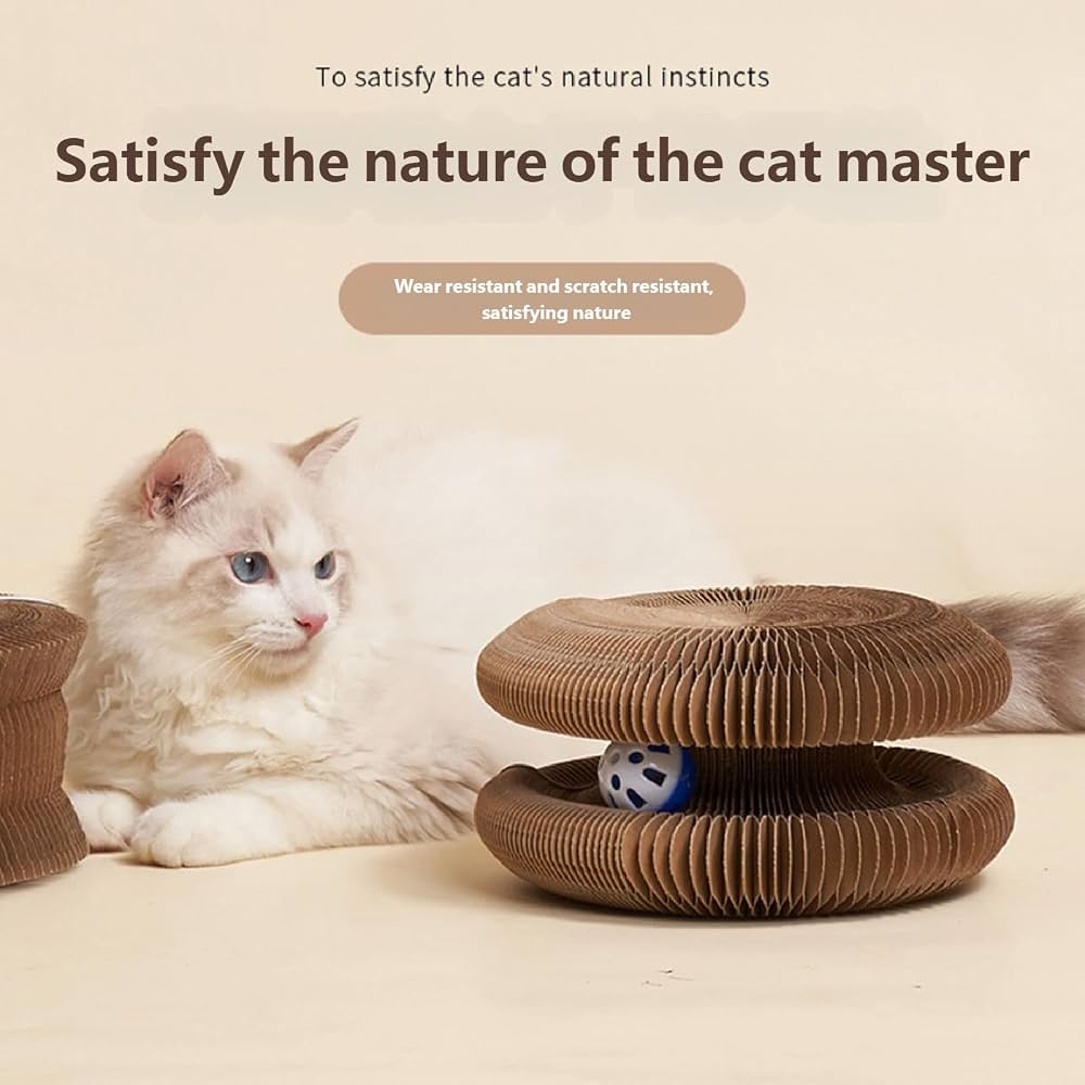 Cat Accordion Scratch Cat Toy Foldable interactive Toy