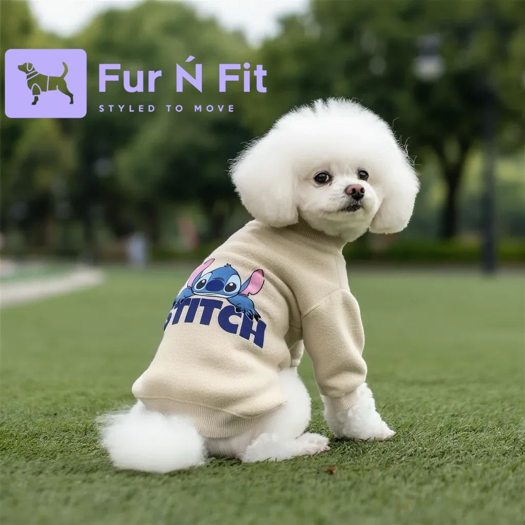 Stitch Cartoon Sweatshirt for Pets