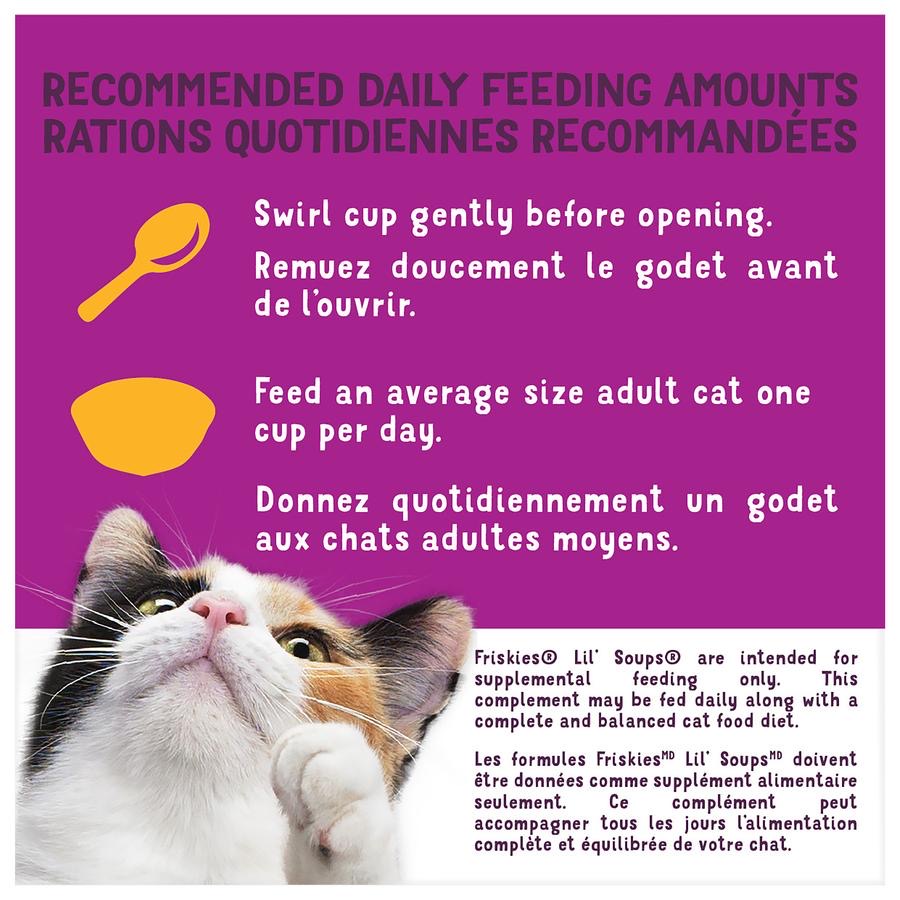 Friskies® Lil’ Soups® with Shrimp in a Velvety Chicken Broth