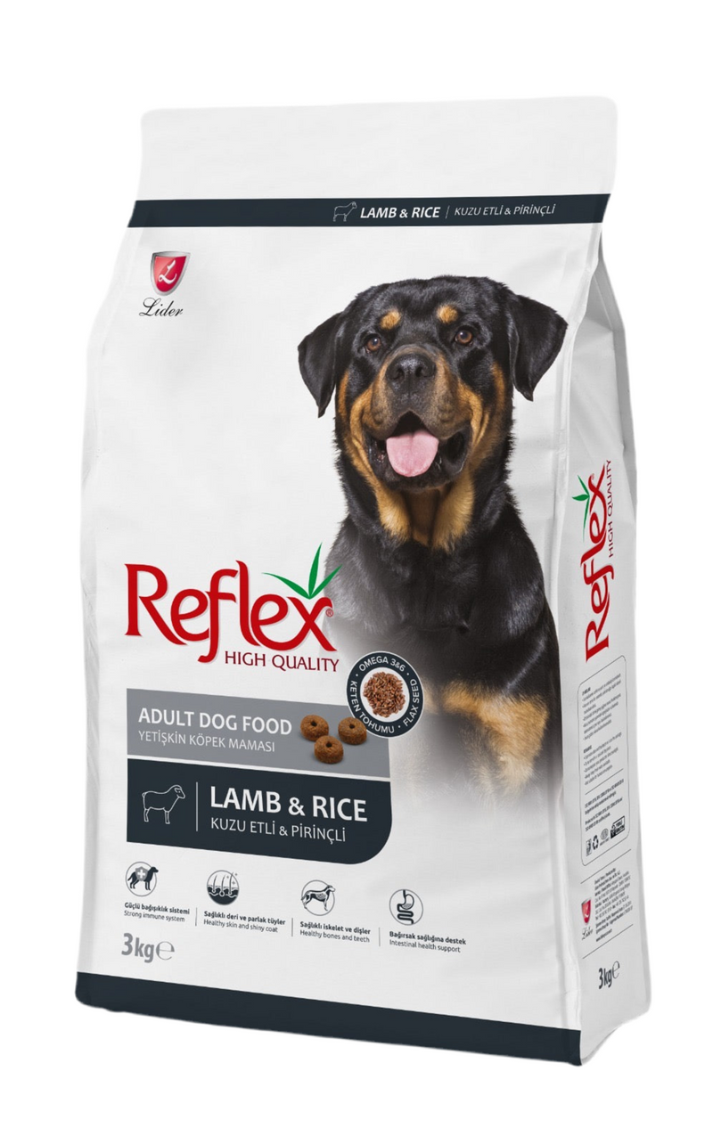 Reflex Adult Dog Dryfood with Lamb & Rice 3KG