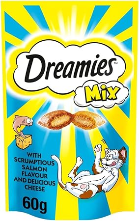 DREAMIES™ Mix Cat Treat Biscuits with Cheese & Salmon 60g