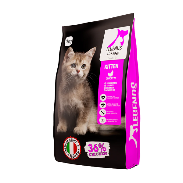 Legends For Kitten Dry Food 3Kg
