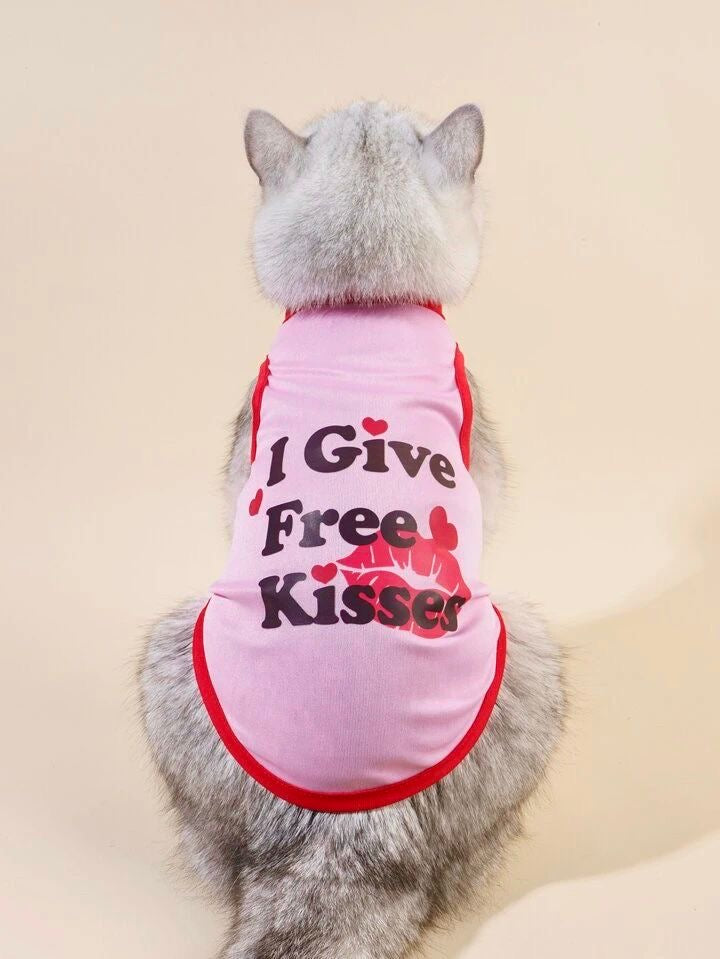 Free Kisses Cat/Dog Top