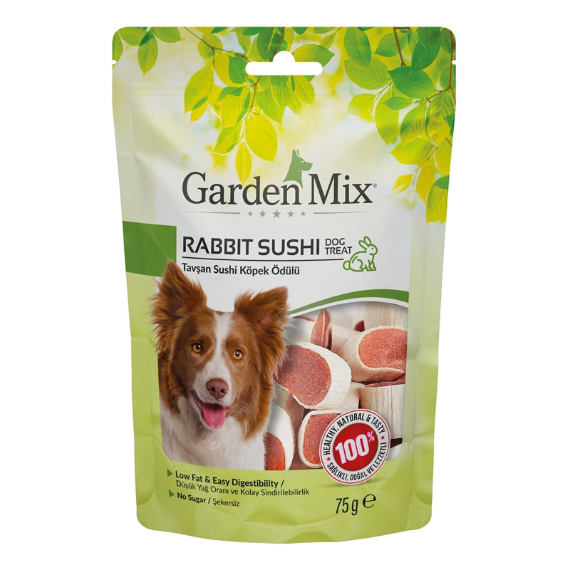 Garden Mix Dog Treat With Rabbit Sushi 75g