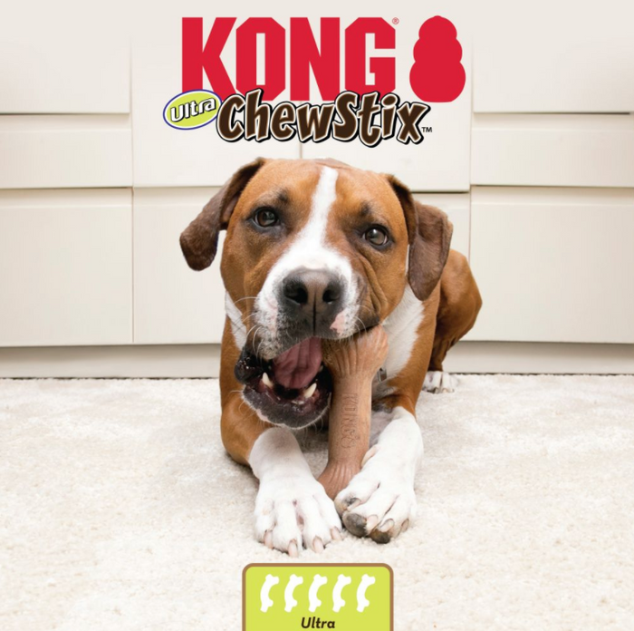 KONG Ultra ChewStix Large Teething Dog Chew Toy 27-54KG Dogs