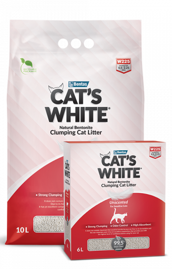 Cat’s White® UnScented Clumping Cat Litter For Sensitive Cats