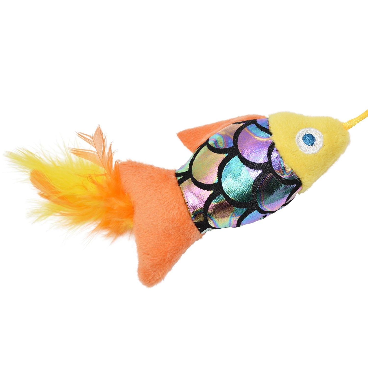 Multipet Goldfish Wand Cat Toy, Wand Cat Toy Stick
