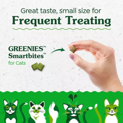 Greenies Feline SmartBites Indoor Dental Care Adult Cat Treats - Tuna 60G