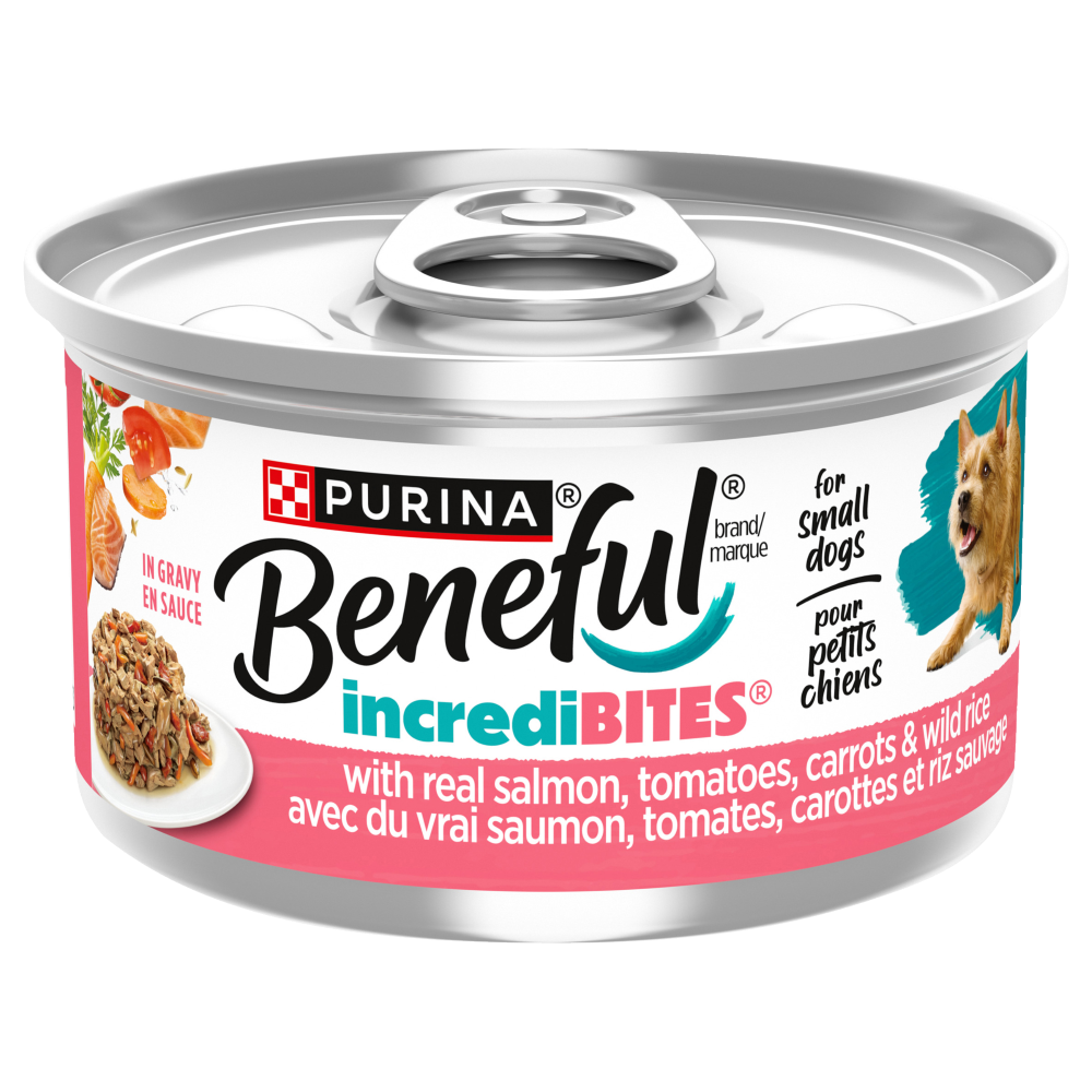 Purina Beneful IncrediBites in Gravy With Real Salmon Dog Wet Food 85G