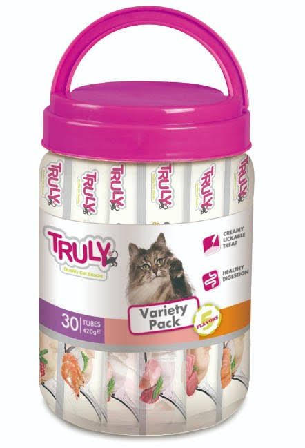 Truly Cat Liquid Treats Variety Flavors pack 30 pieces