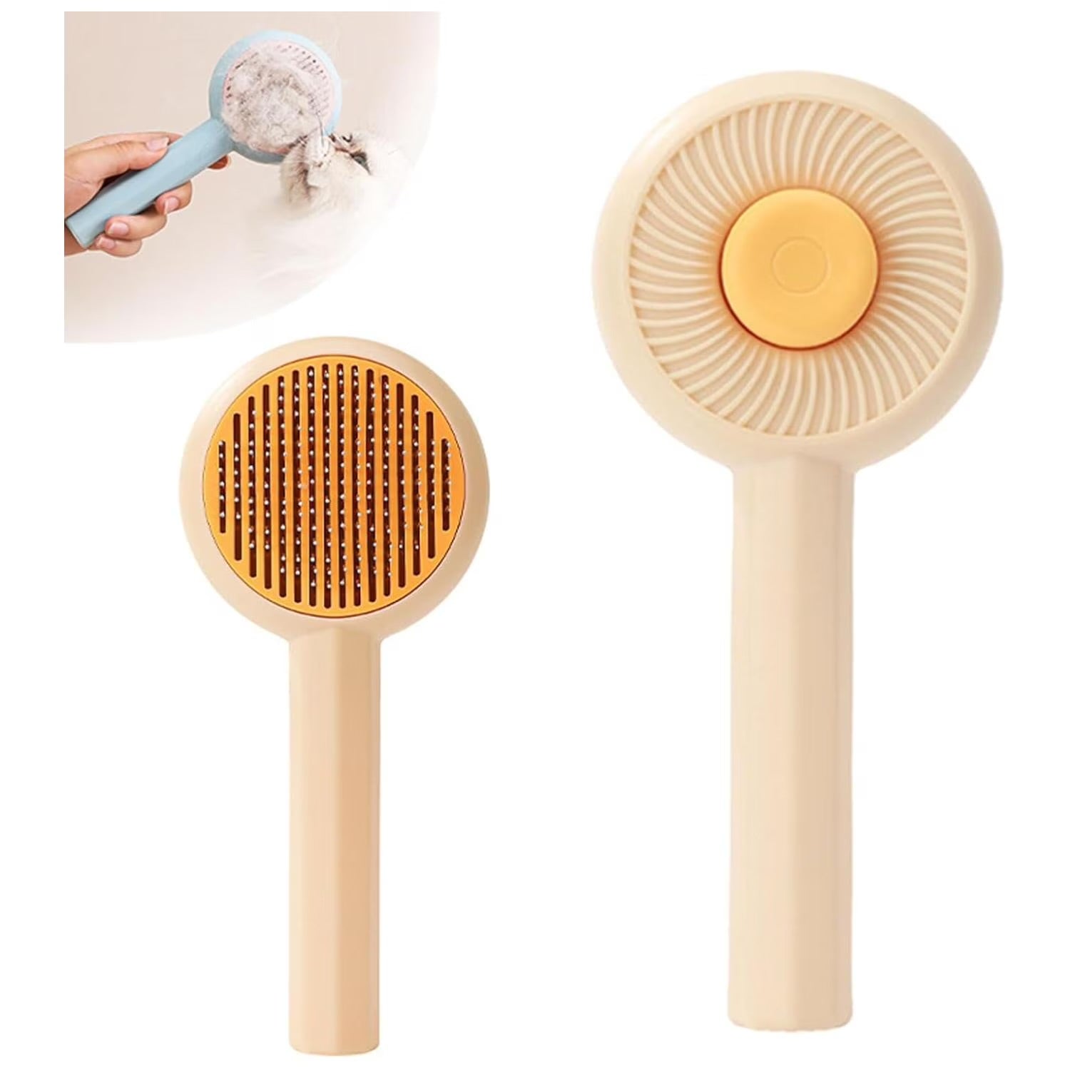 Pet Brush Self Cleaning for Cats & Dogs