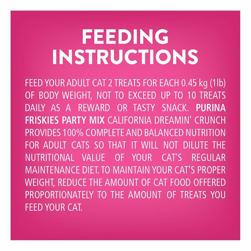 Friskies® Party Mix® California Dreamin' Crunch Cat Treats with Turkey & Bacon 170G