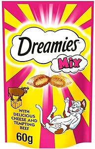 DREAMIES™ Mix Cat Treat Biscuits with Cheese & Beef 60g