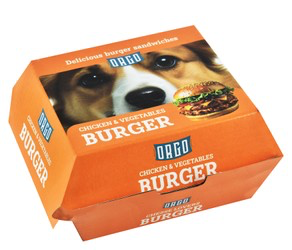 Orgo Treats Dog Burger Different Flavors 2 Pices