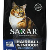 Sarar Hypoallergenic Hairball Control Dry Food with Chicken & Anchovy for Long Hair & Indoor Adult Cats 2KG