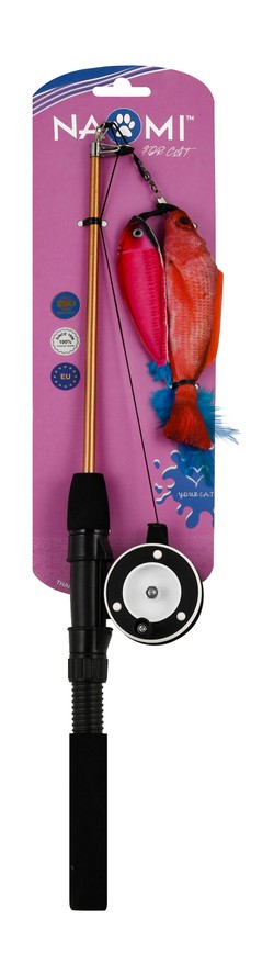 Naomi Cat Stick Toy