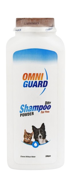 Omni Guard Dry Shampoo Different Scents for Pets 200G