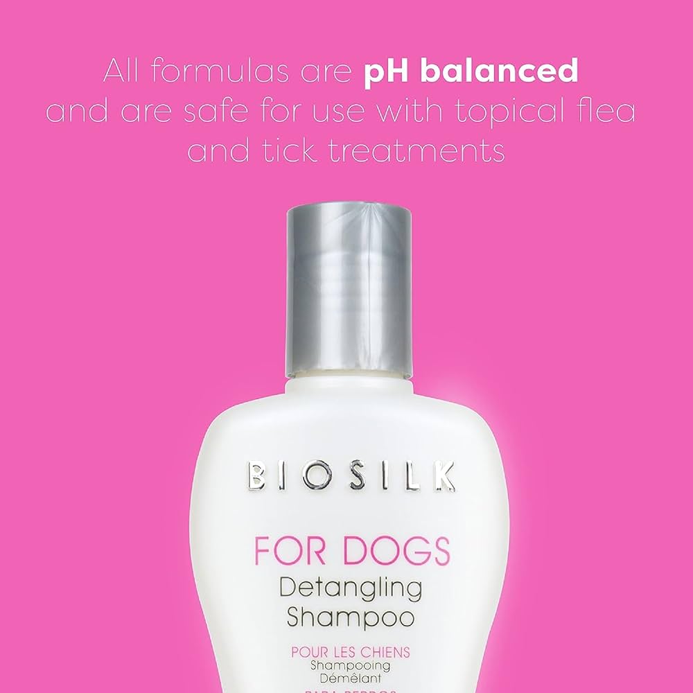 Biosilk for Dogs Silk Therapy Detangling Shampoo 355ml