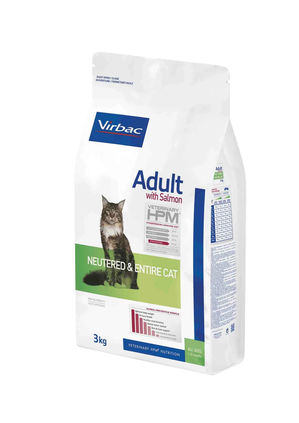 Virbac Cat Adult With Salmon Neutered & Entire Cat