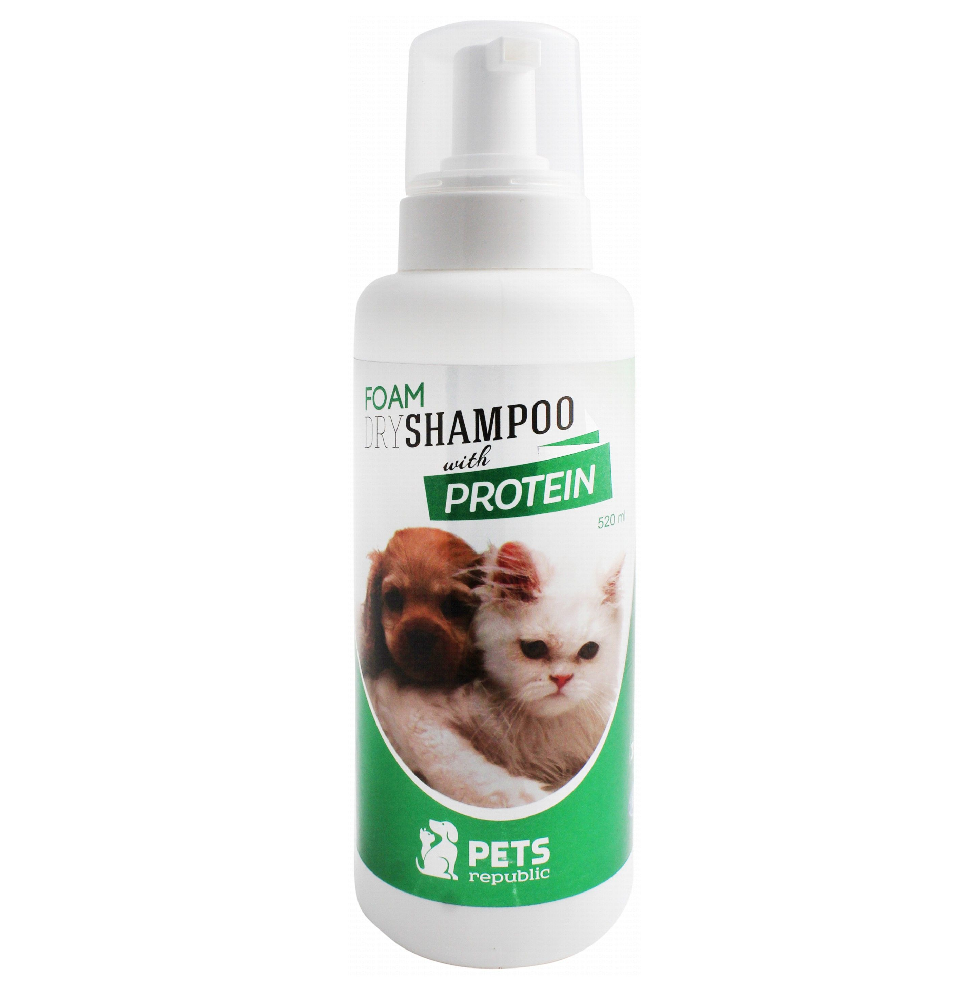 Pets Republic Foam Dry SHAMPOO 500Ml - PROTEIN