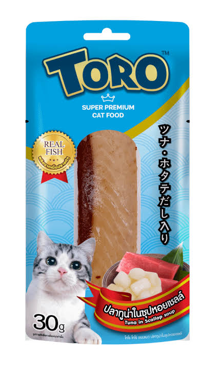 Toro Cat Food Super Premium Real Fish 30G