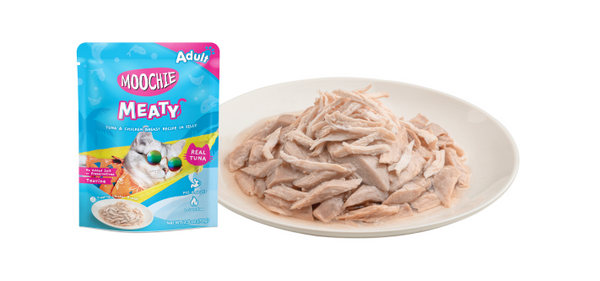 Moochie  Tuna & Chicken Breast Recipe in Jelly 70G