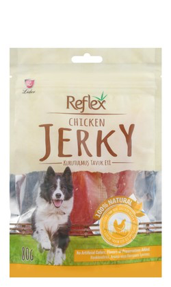 Reflex Chicken Jerky Dog Treats 80G
