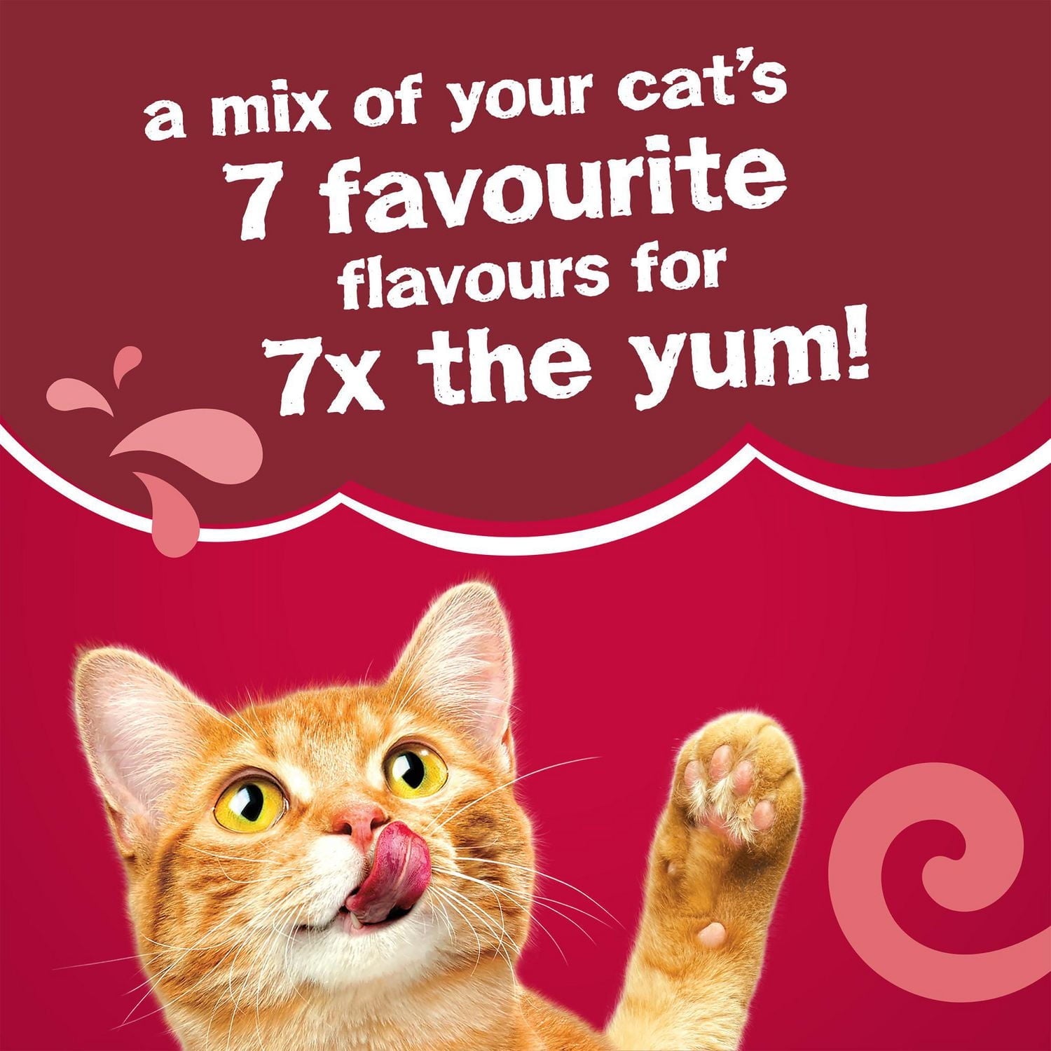 Friskies Dry Cat Food - 7 Favourites Flavours 1.4KG