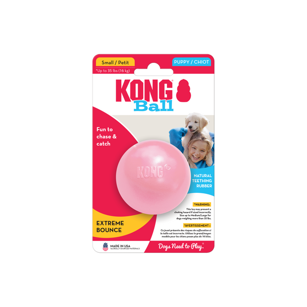 KONG PUPPY BALL W/HOLE S - PetYard