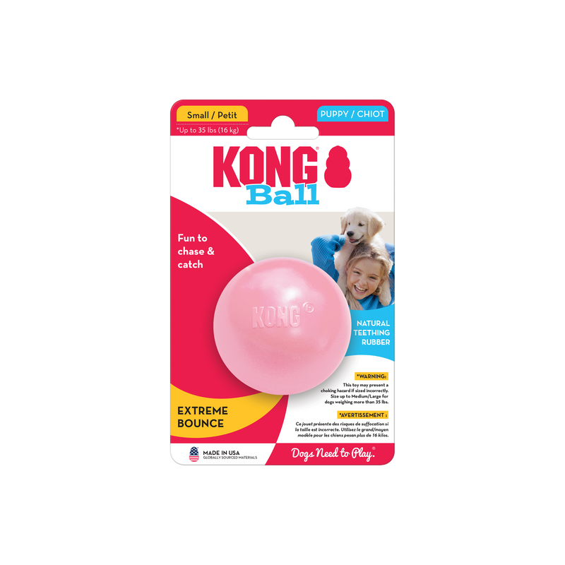 KONG PUPPY BALL W/HOLE S - PetYard